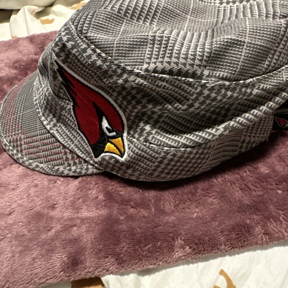 Arizona Cardinals Womens Embroidered Logo Hat Plaid Houndstooth Cap - Picture 11 of 11